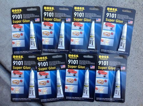 Super Glue (8 .10 ounce tubes) new in package