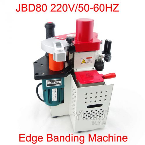 Woodworking jbd80 hot-melt portable edge bander machine cabinet edgebanding 220v for sale