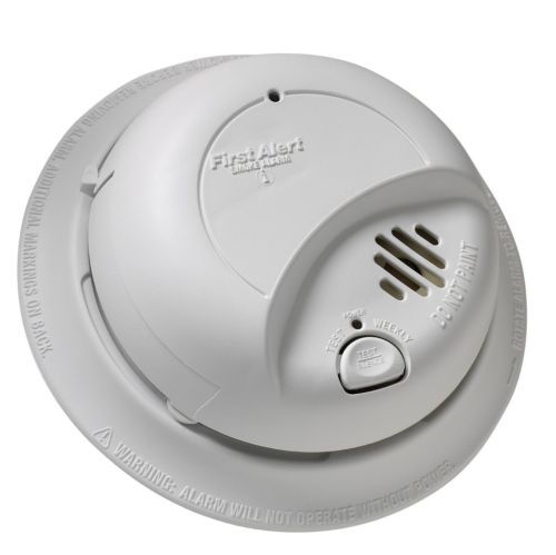 First Alert BRK 9120B Hardwired Smoke Alarm with Battery Backup