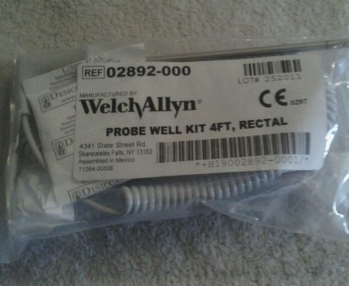 Welch Allyn Probe Well Kit, 4FT rectal, For 690 692, REF 02892-000