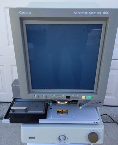 CANON MS-400  MICROFILM Scanner BUYER MUST PICK UP IN WEST FLORIDA