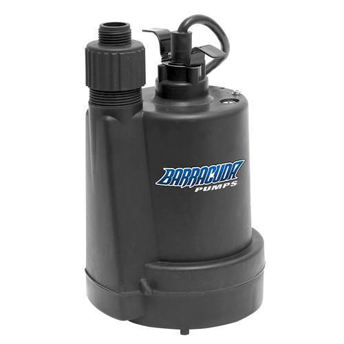 Barracuda 1/4 HP Thermoplastic Utility Pump, New