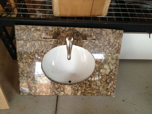 Granite Vanity Top Sink And Bowl.  Kohler Bowl Kohler Faucit 31&#034;