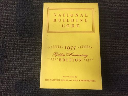 National Building Code 1955 Book