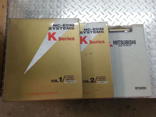 Mistubishi K series EDm manuals Vol. 1 and 2