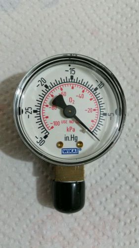Wika vacume gauge 0 to -30 2 inches in diameter