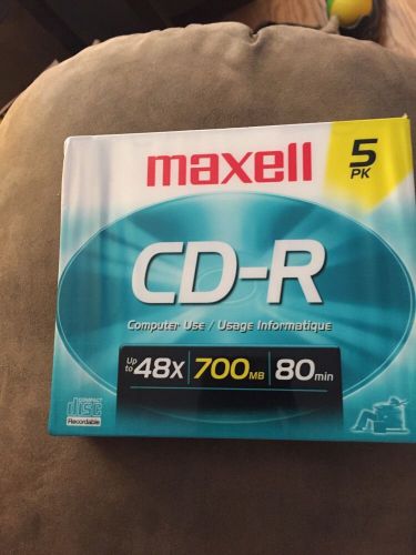Maxell CD-R Recordable Compact disc Pack 48x 80 Minute