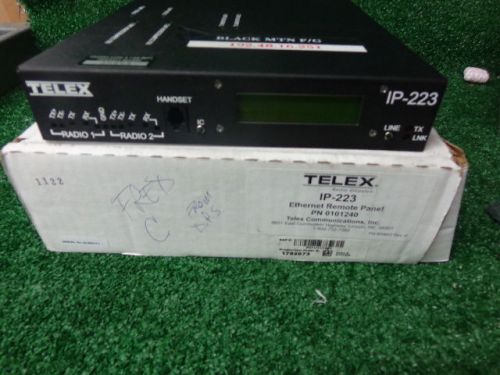 Telex Communications IP-223 Dual IP Remote Adapter Panel Gateway Ethernet RJ-45
