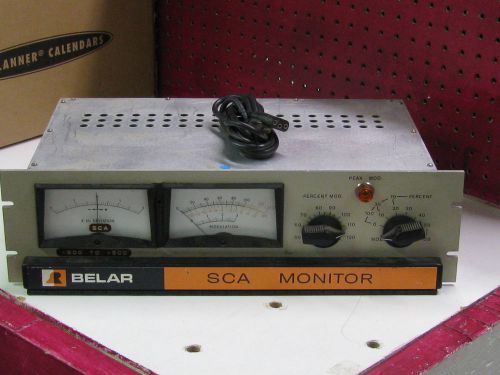 Belar SCM-1 FM SCA Subcarrier Modulation Monitor