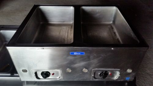Steam Well. 2 Hole. Seco Counter top Model.