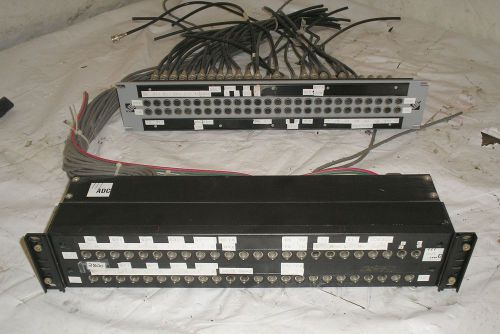 (2) ADC Video Patch Rack Mount Bays - Lots Of Ends