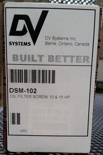 DV Systems DSM-102 Screw on Oil Filter
