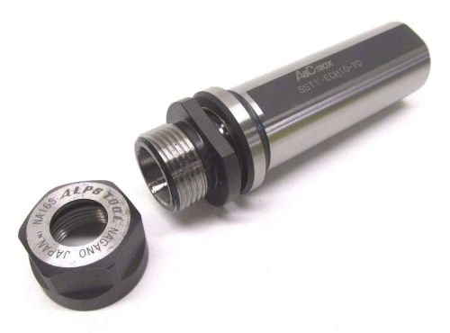 A&amp;c-max er16 floating tap collet chuck holder w/ 1&#034; shank - #sst1&#034;-ech10-70 for sale