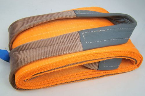 12&#034; x 16&#039; orange heavy duty nylon sling tow recovery strap 24,000 lbs single ply for sale