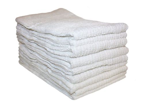 5lb box of terry or ribbed bar mop towels wiping rags cleaning cloths new for sale