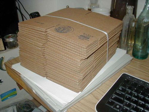 5X5X5 Heavy Duty  Corrugated Cardboard Single Wall Standard Cube Box 24Pack