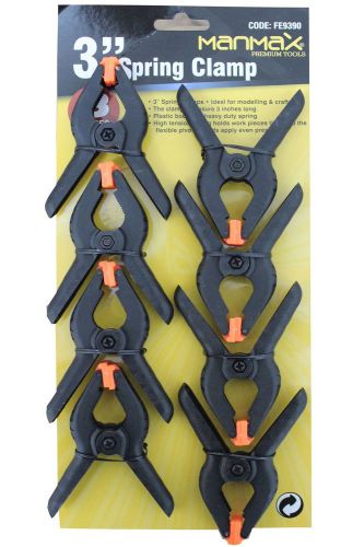 NEW 6 X 3&#039;&#039; PLASTIC SPRING CLAMPS GRIPS CLIPS MARKET STALL MODEL CRAFT TARPAULIN