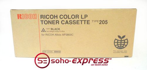 GENUINE RICOH BLACK COLOR LP TONER CASSETTE 205 FOR RICOH AFICIO AP3800C