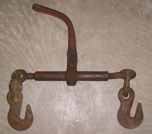 Lebus 13,000 lbs 3/8&#034; - 1/2&#034;  chain hooks binder model r-c - bent handle for sale