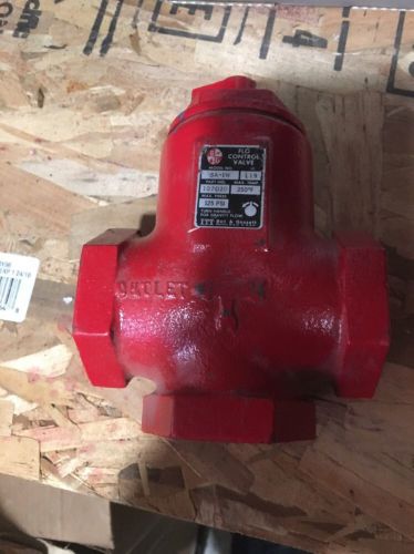 Bell &amp; gossett/b&amp;g new flo control  valve sa-1-1/2&#034; boiler/water valve 125 psi for sale