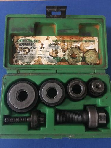 Greenlee Conduit Size Knockout Punch Kit - 735BB