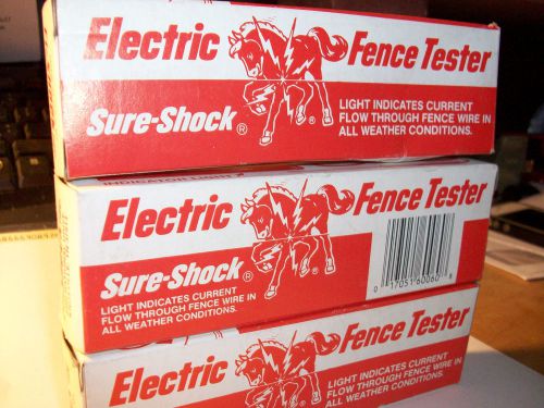 ELECTRIC FENCE TESTERS,3PCS,FI-SHOCK A-6,HANDY,USA