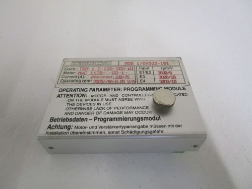 INDRAMAT PROGRAMMABLE MODULE MOD1/0X023-161 *USED*