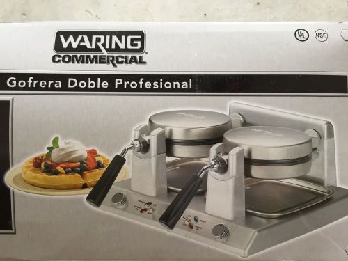 Waring Commercial Restaurant Double Waffle Maker WW250/ 120V