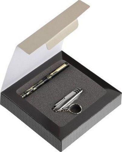 Parker beta millenium gt ball point pen gift set - with multi knife for sale