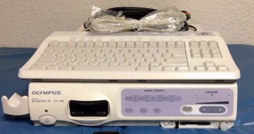 Olympus Evis Exera II CV-180 Endoscopic Processor with Keyboard and video cable