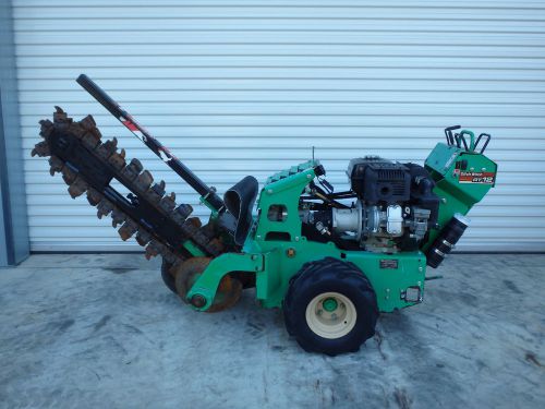 2011  ditch witch rt12 walk behind trencher, honda gas engine, vermeer for sale