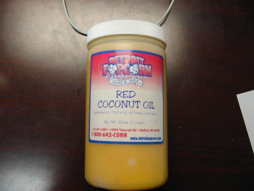 Red Coconut Popcorn Popping Oil 1 Quart