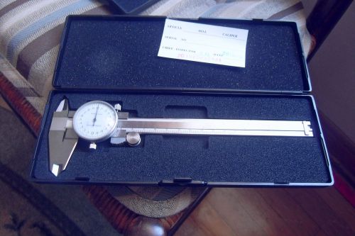 Shars6&#034;&gt;11&lt; 2.02 mm govt. roller type dial caliper/hard padded case#234 for sale