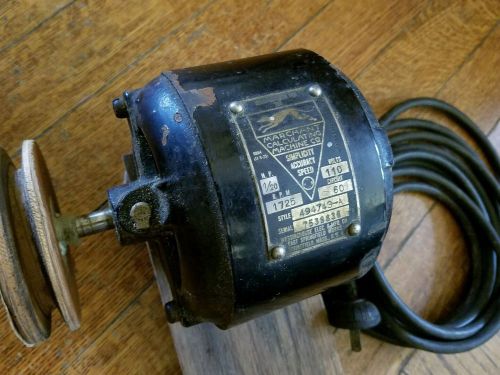 Westinghouse AC Motor 1/4 hp 110v Antique Vintage Works saw 3/8 shaft