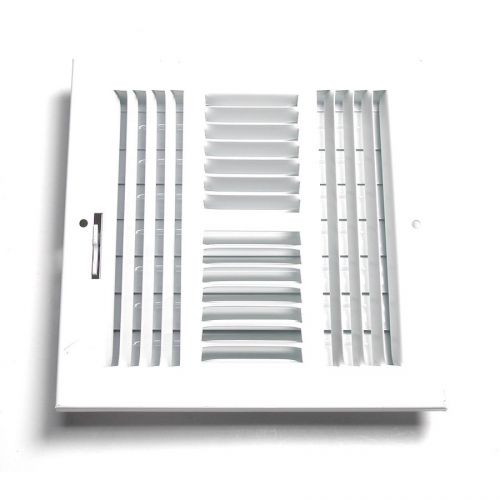 Accord white steel sidewall/ceiling register rough: 8&#034; x 8&#034;; actual 9.77 x 9.77&#034; for sale