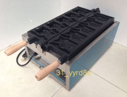 Fish type waffle machine,electric japanses open mouth taiyaki making maker fryer for sale