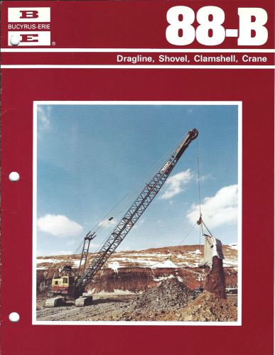Equipment Brochure - Bucyrus-Erie - 88-B Clamshell Crawler Shovel 5 item (E3054)