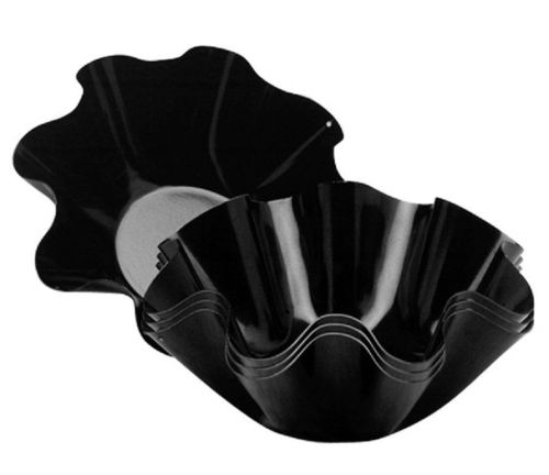 Norpro 4.5&#034; Black Mini Nonstick Tortilla Bread Taco Salad Baker Bowls, Set Of 4