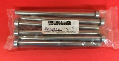 New Package of (6) Progressive Components 13/32&#034; x 6&#034; Ejector Pins Part #EP406L6