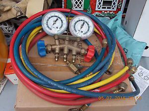 HVAC Manifold Guages and Hoses for Freon Recovery of R-12, R-22, 502,R-134A