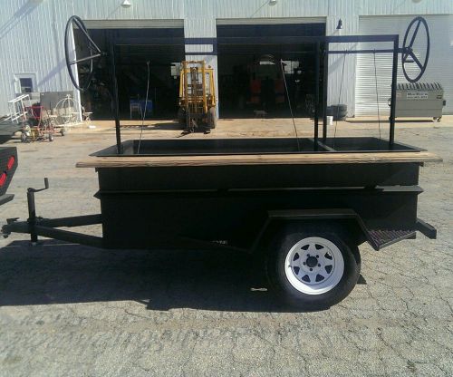 Custom bbq trailer