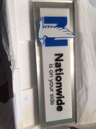 Nationwide Insurance Plastic Sign-new 18&#034;