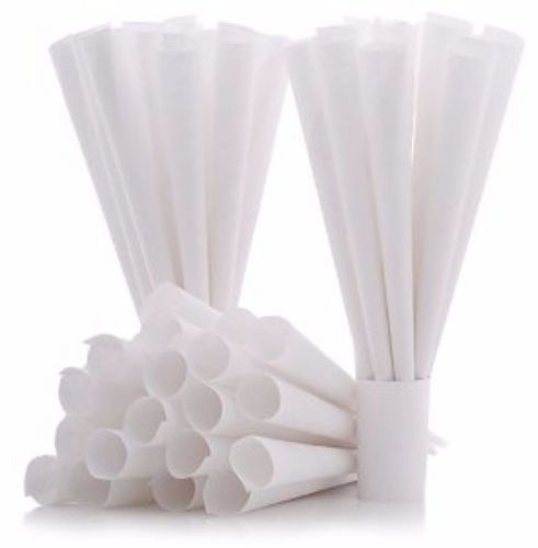 Cotton Candy CONES 100 pc, Gold Medal, Free Shipping, New, Solid White