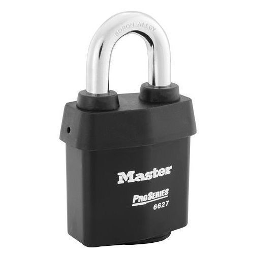 (10) Master Lock Pro Series WeatherTough 6627 Padlock + Keway Cylinder Rekeyable