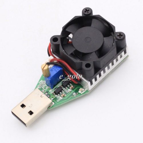 USB DC Electronic Load Module 15W 3A Precise Adjustable USB Discharger