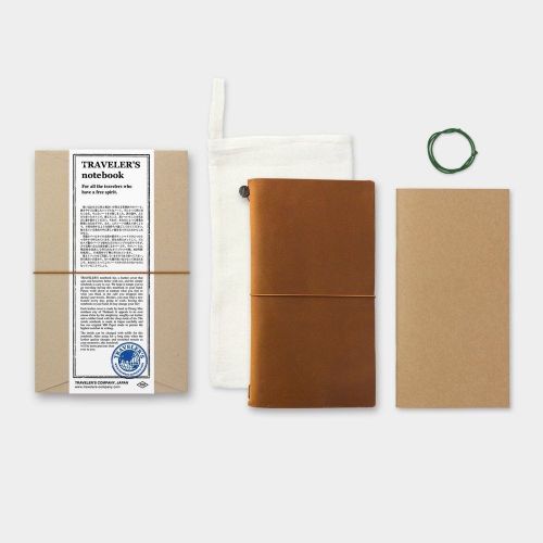 Midori Traveler&#039;s Notebook Leather Cover Camel New Color Regular size from Japan