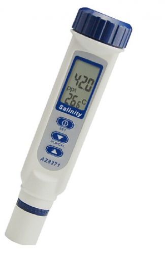 Pen Type Salt Salinity 0-70.0ppt Temperature 0-50C 32-122F 2in1 Meter Test IP65