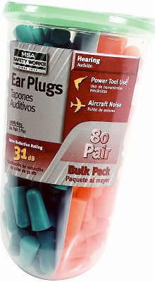 Safety works incom 10087625 80 pairs foam ear plugs-80pr foam earplugs for sale