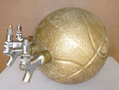 Beer tap faucet draft 4 lines brass basketball dispenser w/o handles for sale