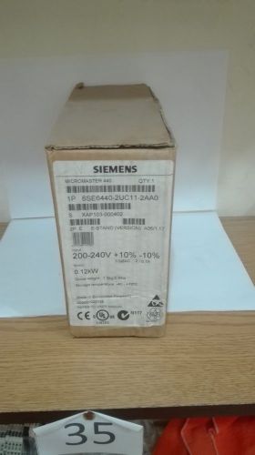 Siemens Micromaster 440 6SE6440-2UC11-2AA0 0.12kW